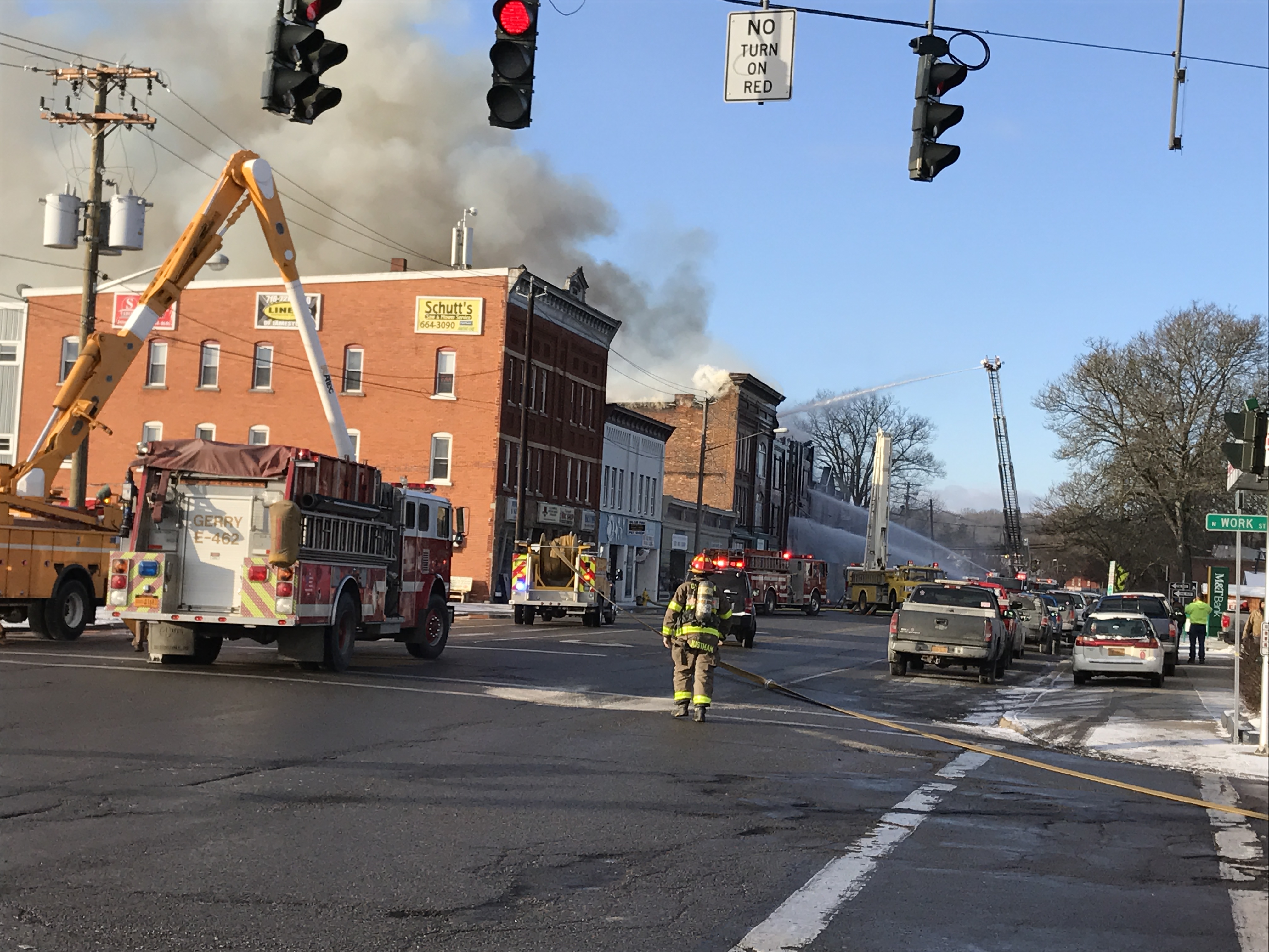 Slideshow Falconer Fire News, Sports, Jobs Post Journal